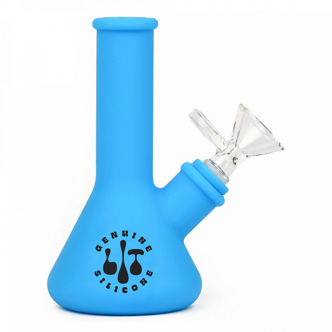 LIT SILICONE 5” Beaker Bong