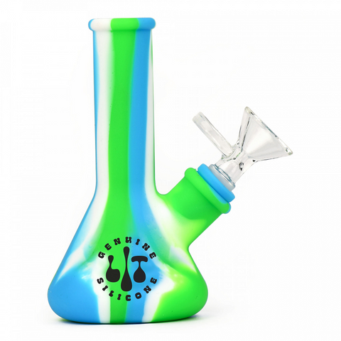LIT SILICONE 5” Beaker Bong