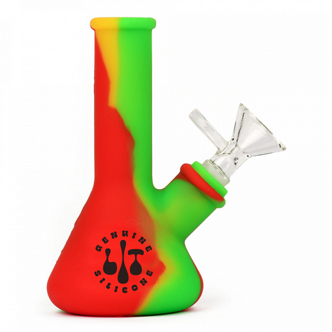 LIT SILICONE 5” Beaker Bong