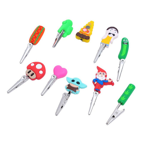3” Roach Clips Cartoon Design