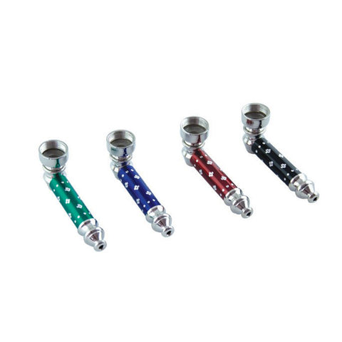 3″ Metal Pipe Silver Design w/ Screens