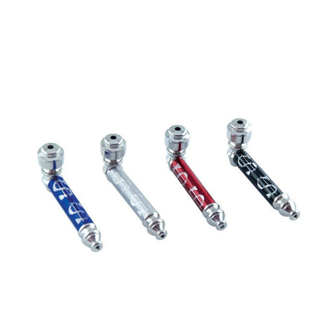 3″ Metal Pipe Silver Design w/ Screens