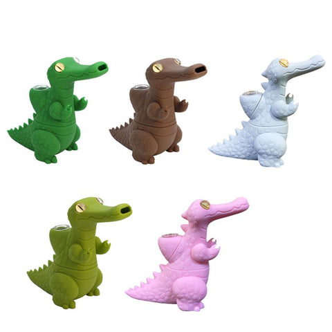 6" Arsenal Standing Alligator Water Pipe