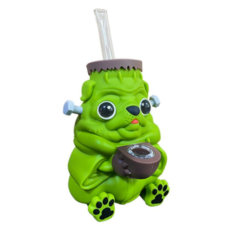 6″ Franken Puppy Silicone Bong
