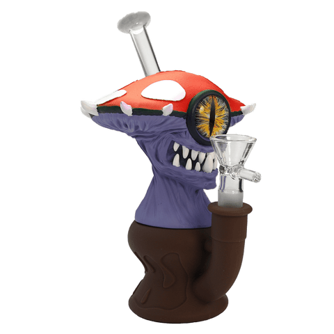 7″ Vinyl Mushroom Monster Water Pipe