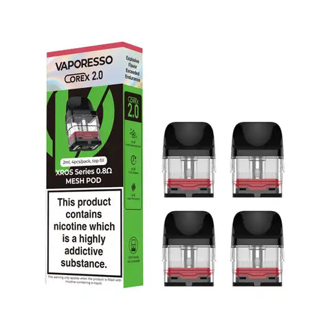 DISCONTINUED XROS COREX 2.0 SERIES POD 2ML / 3ML (4PCS/PACK) DISCONTINUED XROS COREX 2.0 SERIES POD 2ML / 3ML (4PCS/PACK)
