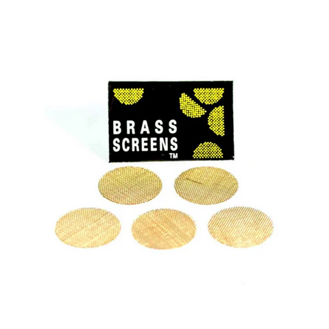 Brass Pipe Screen Wallet Pack - 5 count wwww.metrovapeshop.ca