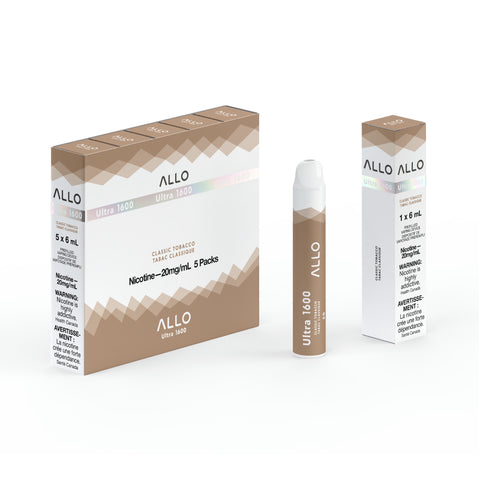 delighted disposable vape Allo Ultra 1600 Disposable - Classic Tobacco