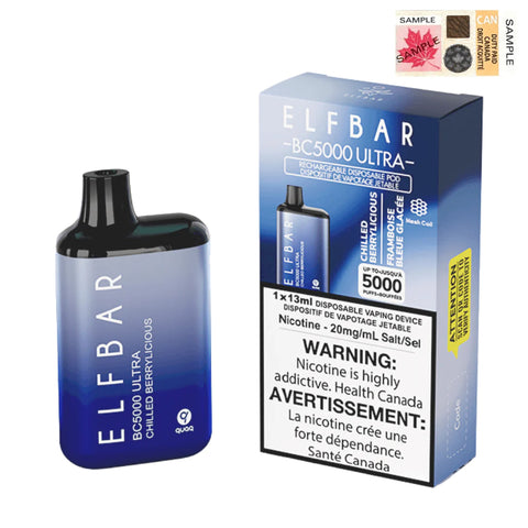 ELF Bar BC5000 Ultra Disposable Vape (Excise Tax Included)