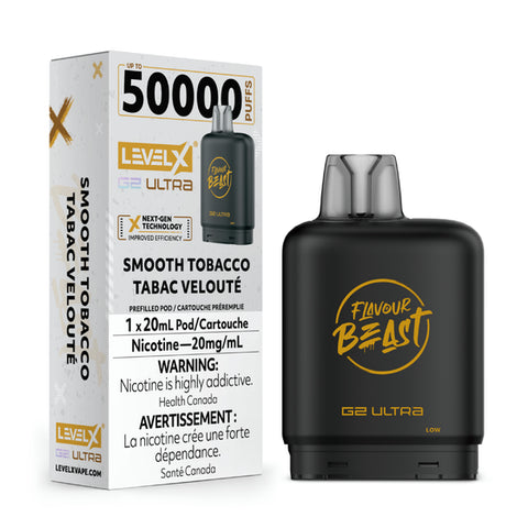 Level X Flavour Beast G2 Ultra - Smooth Tobacco - New Brunswick