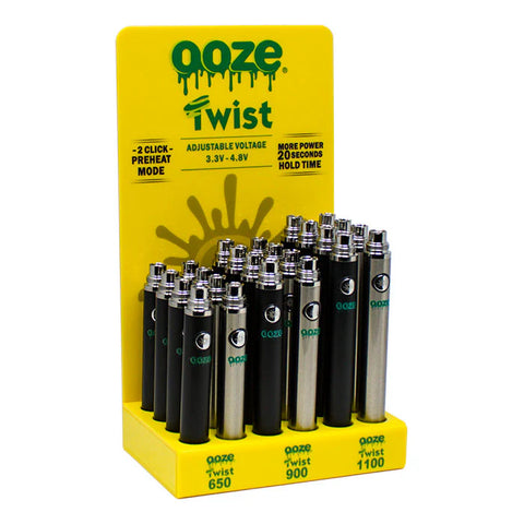 Ooze Twist Vape Batteries 510