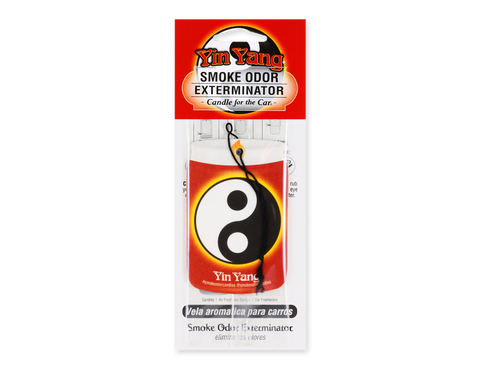 Smoke Odor Exterminator Car Hanger, Yin Yang