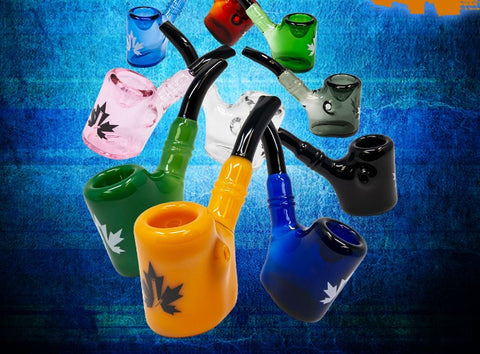 5" Glass Hefner Hand Pipe. www.metrovapeshop.ca