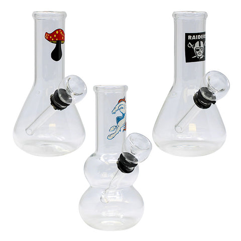  5" Clear Glass Beaker Bong. www.metrovapeshop.ca