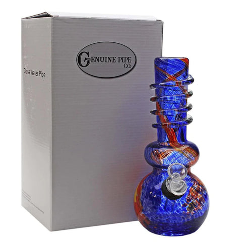 Premium Softglass Pipe Co Bong 10" - Double Bubble Base