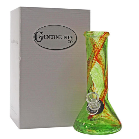 8" Premium Pipe Glass Beaker Base Bong