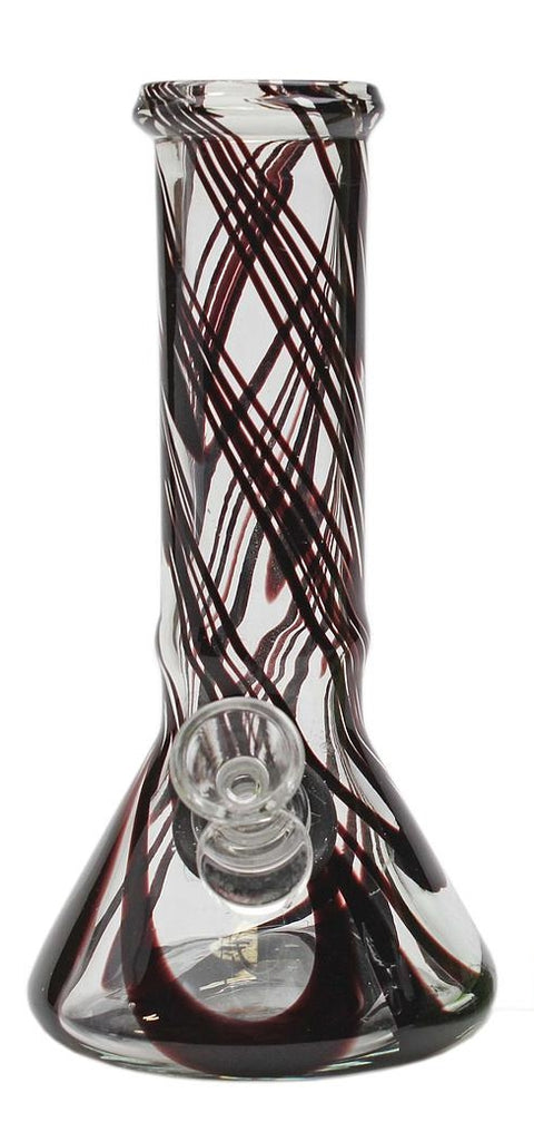 8" Premium Pipe Glass Beaker Base Bong. www.metrovapeshop.ca