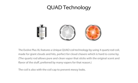 Yocan Evolve Plus XL Quad Quartz Coil